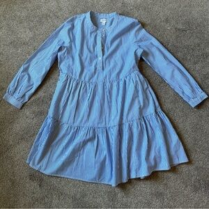 J. crew blue and white dress